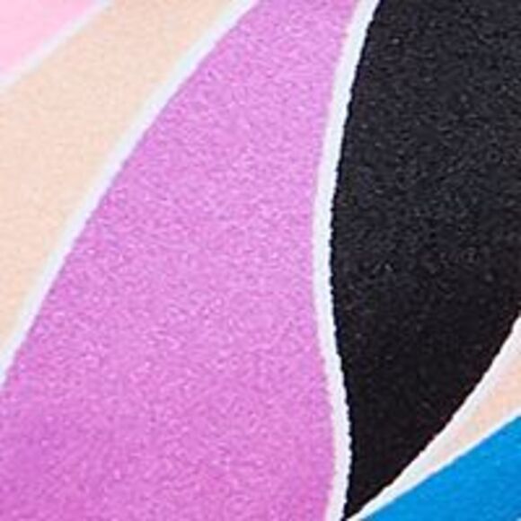 SALT + COVE Women's Purple Stretch Line Smocked Kaleidescope Swimsuit Bottom L - Picture 4 of 4